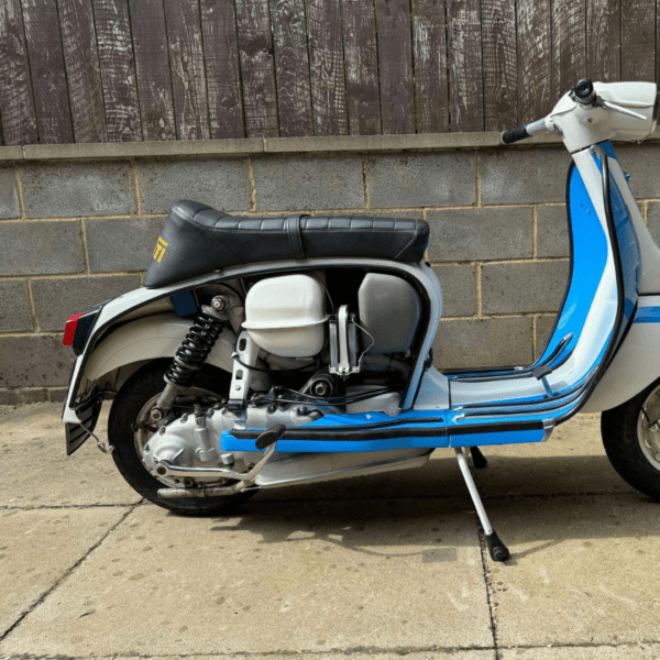 Ray Harris from Surrey with Ticket Number 16399 Wins 1969 Italian Lambretta GP 200 - Armandos Restoration - Thursday 3rd April - Image 7