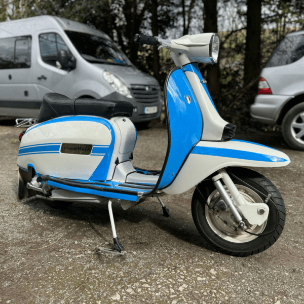 Ray Harris from Surrey with Ticket Number 16399 Wins 1969 Italian Lambretta GP 200 - Armandos Restoration - Thursday 3rd April - Image 6
