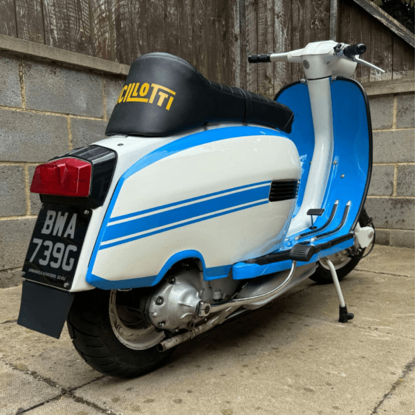 Ray Harris from Surrey with Ticket Number 16399 Wins 1969 Italian Lambretta GP 200 - Armandos Restoration - Thursday 3rd April - Image 4