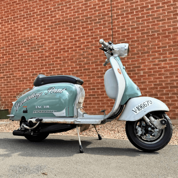 Andrew Smith from South Yorkshire with Ticket Number 4302 Wins Lambretta Series 2 Quattrini 218 Custom Build Rusto - Monday 21st April - Image 10
