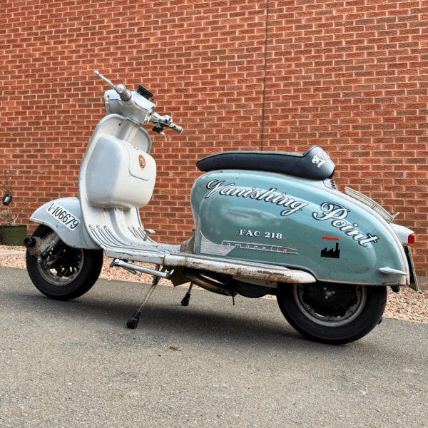Andrew Smith from South Yorkshire with Ticket Number 4302 Wins Lambretta Series 2 Quattrini 218 Custom Build Rusto - Monday 21st April - Image 11