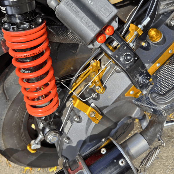 Stephen Mann from Sudbury with Ticket Number 7583 Wins Street Racer Lambretta with Full CASA Performance SST 265 Black Edition Engine - Thursday 24th April - Image 11