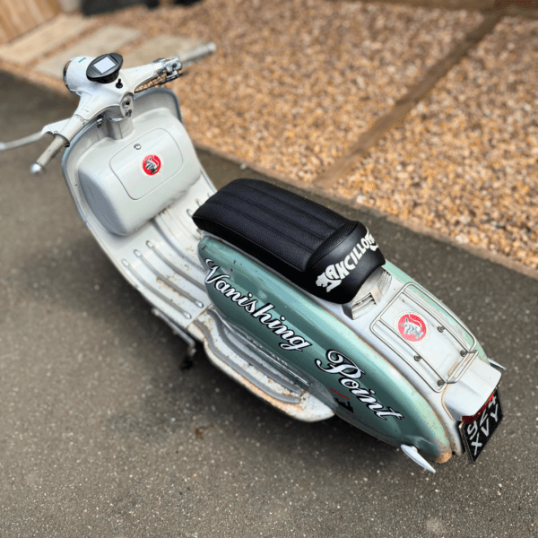 Andrew Smith from South Yorkshire with Ticket Number 4302 Wins Lambretta Series 2 Quattrini 218 Custom Build Rusto - Monday 21st April - Image 12