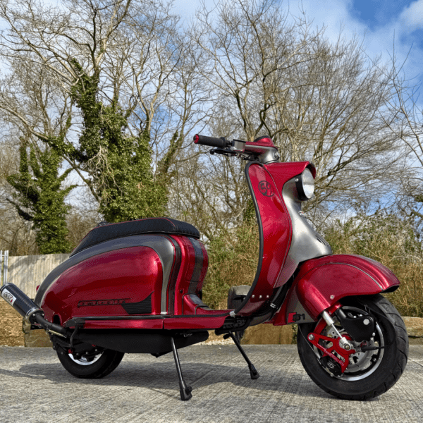 Robert Moorhouse from Harrogate with Ticket Number 8422 Wins Insane Custom Lambretta Li 125 Series 1 Quattrini 210 - Monday 7th April