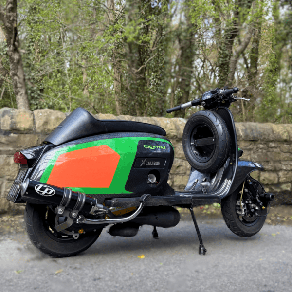 Stephen Mann from Sudbury with Ticket Number 7583 Wins Street Racer Lambretta with Full CASA Performance SST 265 Black Edition Engine - Thursday 24th April