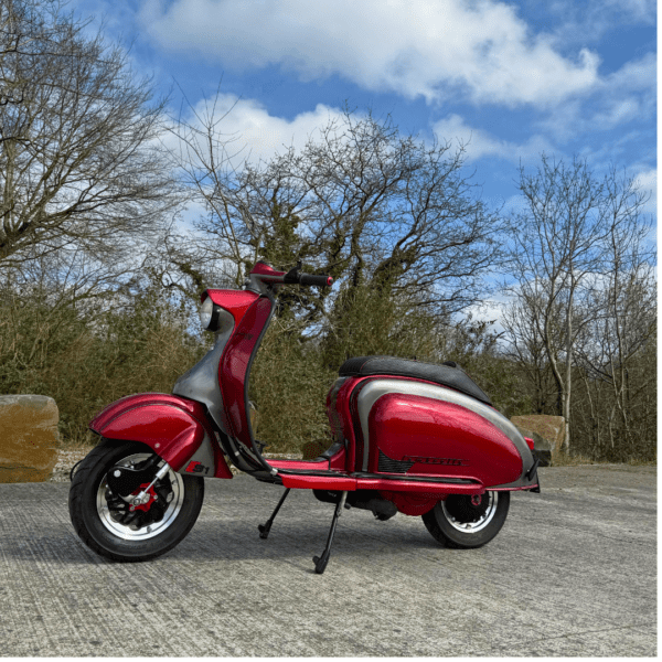 Robert Moorhouse from Harrogate with Ticket Number 8422 Wins Insane Custom Lambretta Li 125 Series 1 Quattrini 210 - Monday 7th April - Image 11