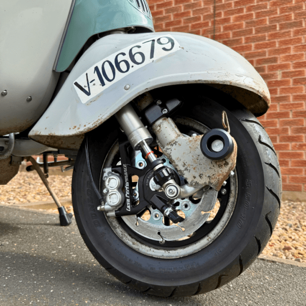 Andrew Smith from South Yorkshire with Ticket Number 4302 Wins Lambretta Series 2 Quattrini 218 Custom Build Rusto - Monday 21st April - Image 7