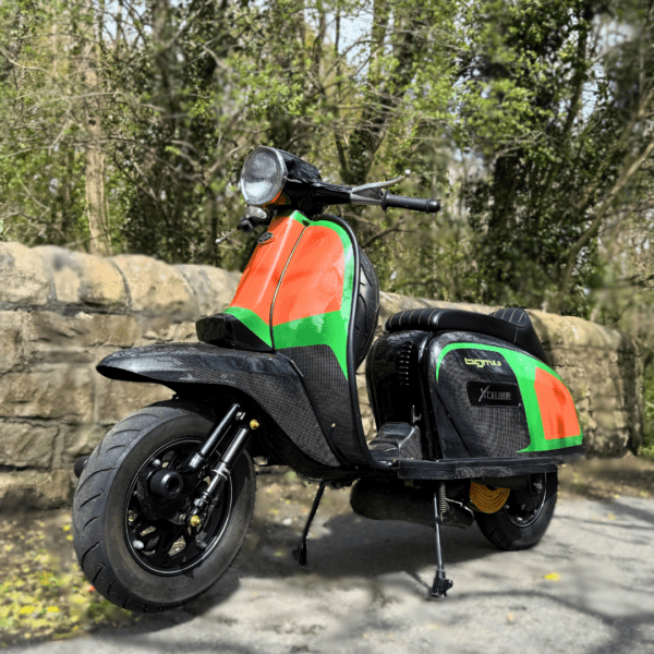 Stephen Mann from Sudbury with Ticket Number 7583 Wins Street Racer Lambretta with Full CASA Performance SST 265 Black Edition Engine - Thursday 24th April - Image 8