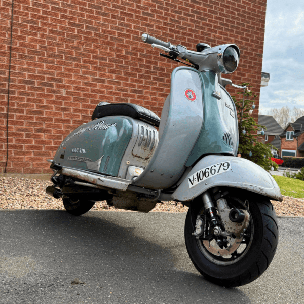 Andrew Smith from South Yorkshire with Ticket Number 4302 Wins Lambretta Series 2 Quattrini 218 Custom Build Rusto - Monday 21st April - Image 3