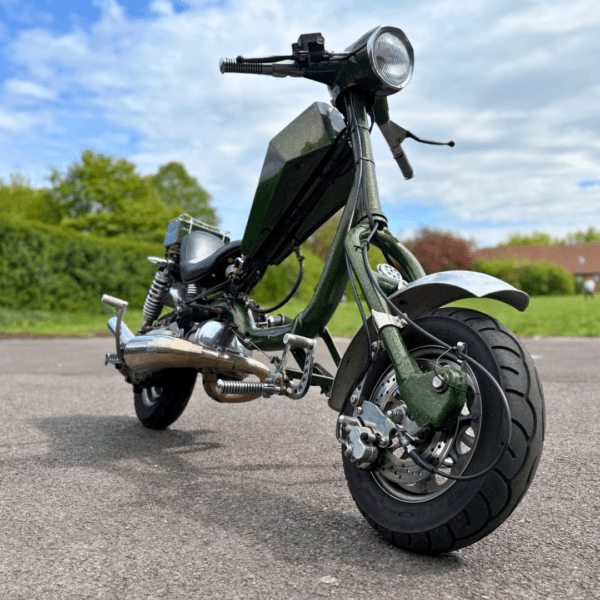 Thomas Hall from Edinburgh with Ticket Number 126 Wins Lambretta Green Metalflake Chopper - Thursday 24th April