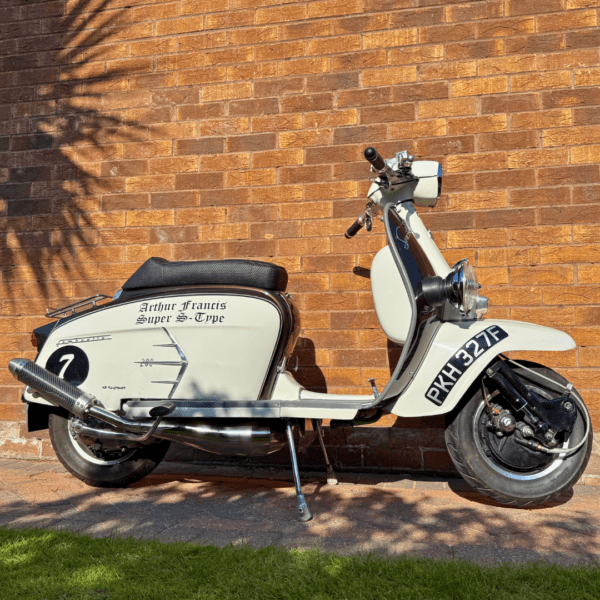 Jason Luscombe from Trowbridge with Ticket Number 1284 Wins 1968 Lambretta SX – AF Rayspeed Super 'S' Type - Darrell Taylor Monza 240 - Monday 5th May