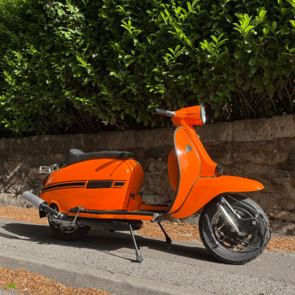 Richard Cowie from Aberdeen Ticket Number 3389 Orbit Orange Lambretta GP 125 with RB200 Engine - Thursday 8th May - Image 2