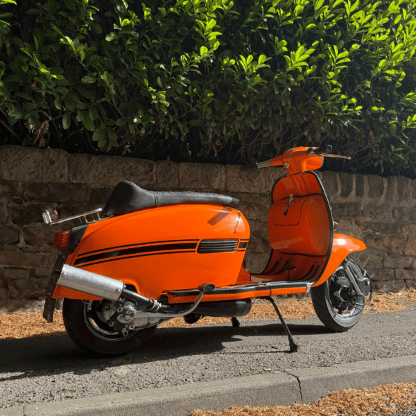 Richard Cowie from Aberdeen Ticket Number 3389 Orbit Orange Lambretta GP 125 with RB200 Engine - Thursday 8th May - Image 7