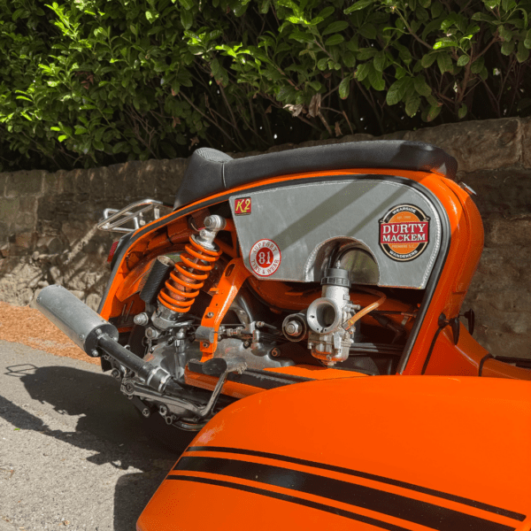 Richard Cowie from Aberdeen Ticket Number 3389 Orbit Orange Lambretta GP 125 with RB200 Engine - Thursday 8th May - Image 4