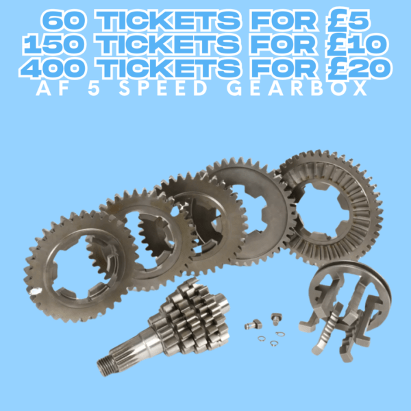 Lambretta AF Clo5e Ratio 5 Speed Gearbox - Auto Draw