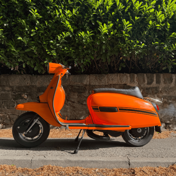 Richard Cowie from Aberdeen Ticket Number 3389 Orbit Orange Lambretta GP 125 with RB200 Engine - Thursday 8th May - Image 3