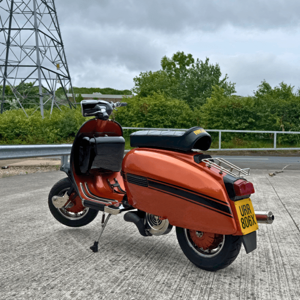 KEN GARDINER FROM STONEHAVEN WITH TICKET NUMBER 129957 WINS Lambretta GP TS1 Old School Street Racer - Thursday 29th May - Image 2