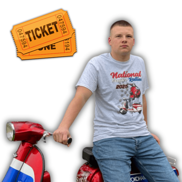 Free To Enter - National Scooter Rally T-Shirt & £20 Site Credit - Auto Draw