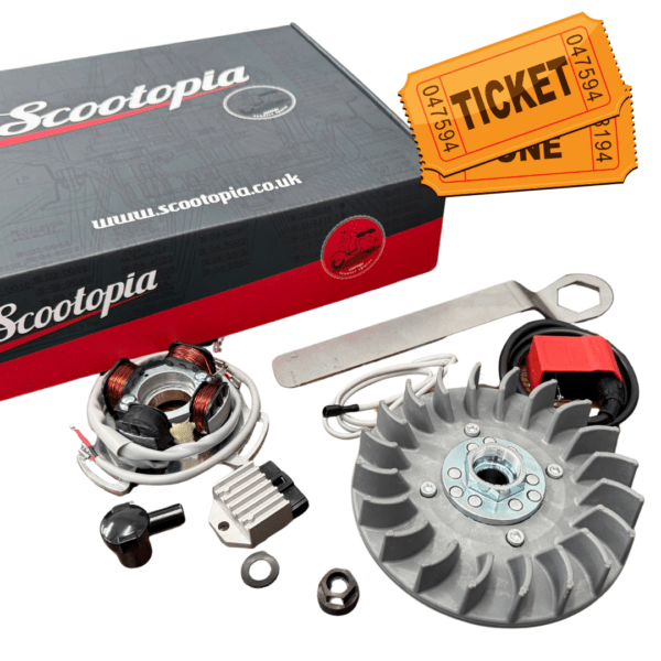 Lambretta GP Scootopia Varitronic Kit & 25 Tickets on Lambretta GP 250 - Auto Draw