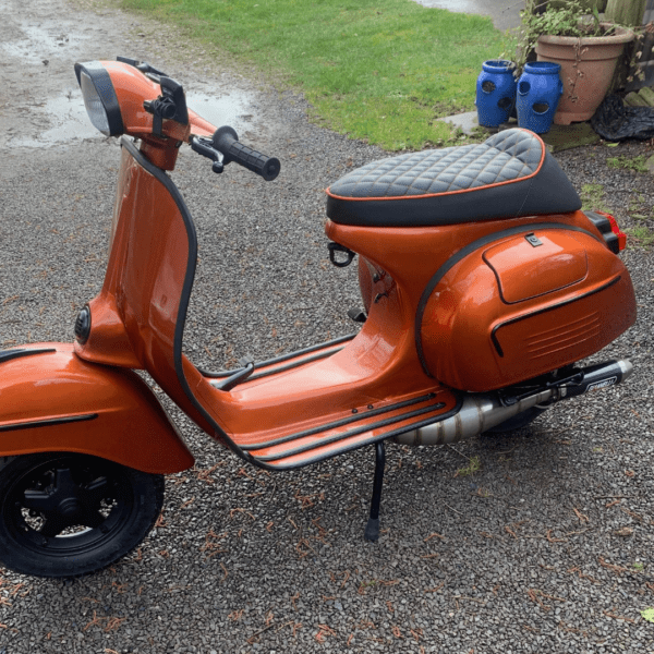 DAVID FRENCH FROM MERSEYSIDE WITH TICKET NUMBER 157678 WINS Full Custom 1969 Vespa with Quattrini M-244 Engine - Thursday 29th May - Image 4