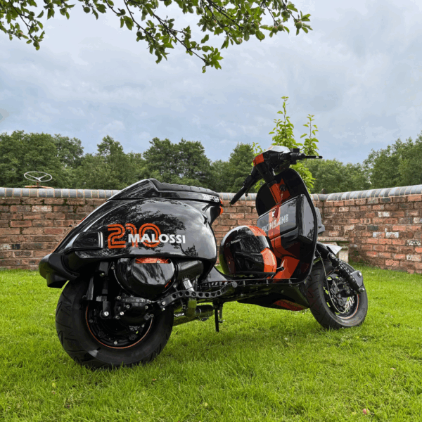 Neil Davis from Pontefract with Ticket Number 110686 Wins Vespa PX Malossi 210 Street Racer - Thursday 3rd July - Image 2