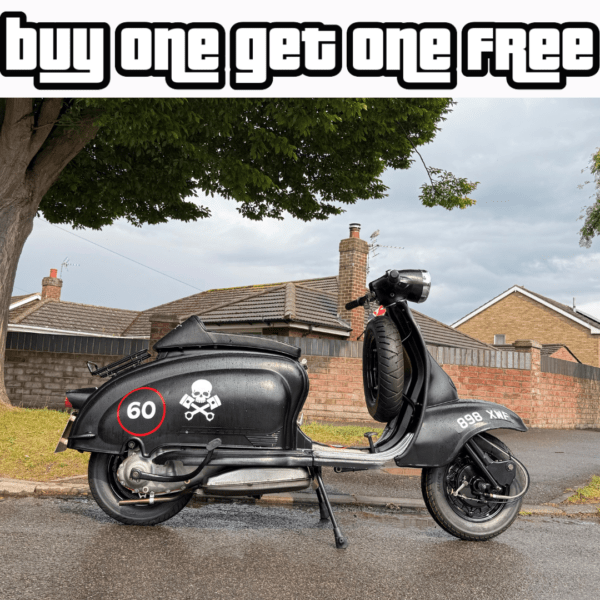 1960 Lambretta Li 125 Series 2 – Hot Rod Styled Mugello 186 - Thursday 19th June
