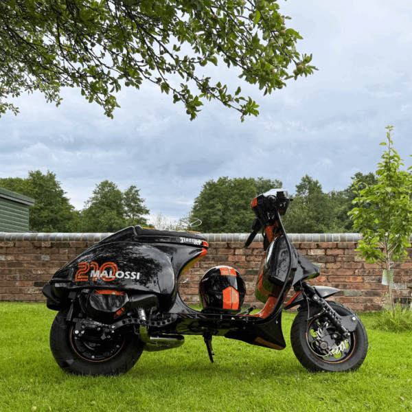 Neil Davis from Pontefract with Ticket Number 110686 Wins Vespa PX Malossi 210 Street Racer - Thursday 3rd July - Image 3