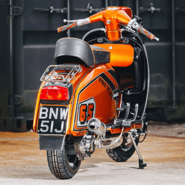 Pete Timmis from Market Drayton with Ticket Number 68616 Wins Lambretta GP RB 230 – Riding Dirty Customs Special Street Racer - Thursday 5th June - Image 4