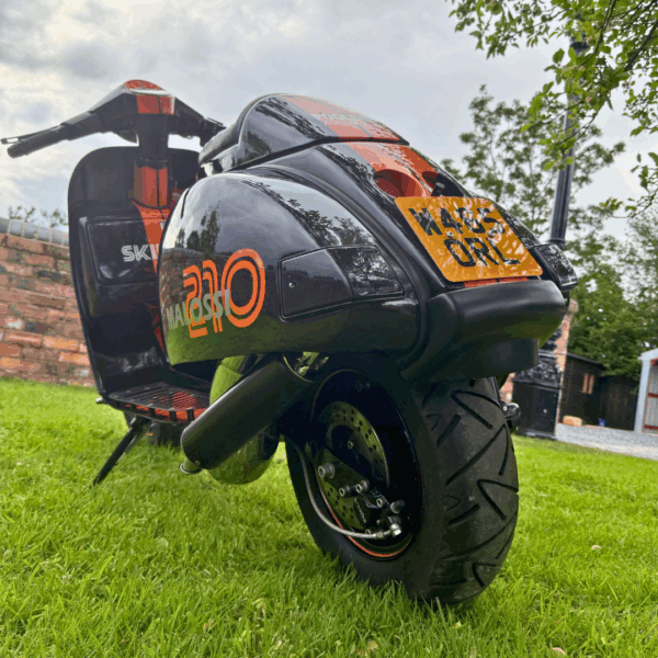 Neil Davis from Pontefract with Ticket Number 110686 Wins Vespa PX Malossi 210 Street Racer - Thursday 3rd July - Image 6