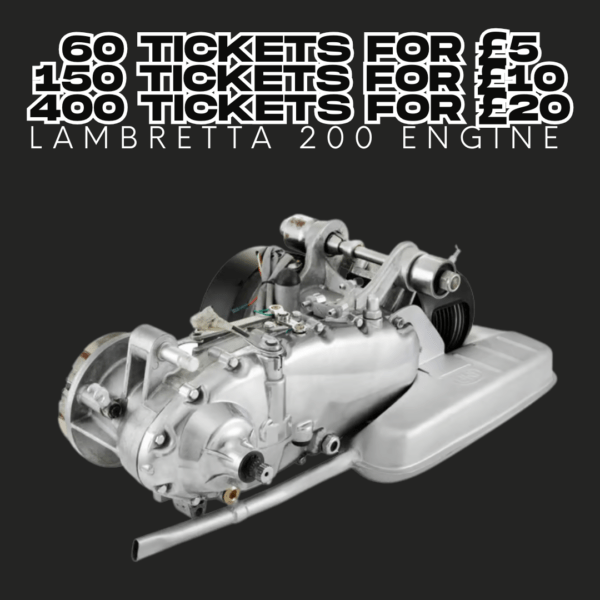 Lambretta UNI Auto 200cc Engine - Auto Draw