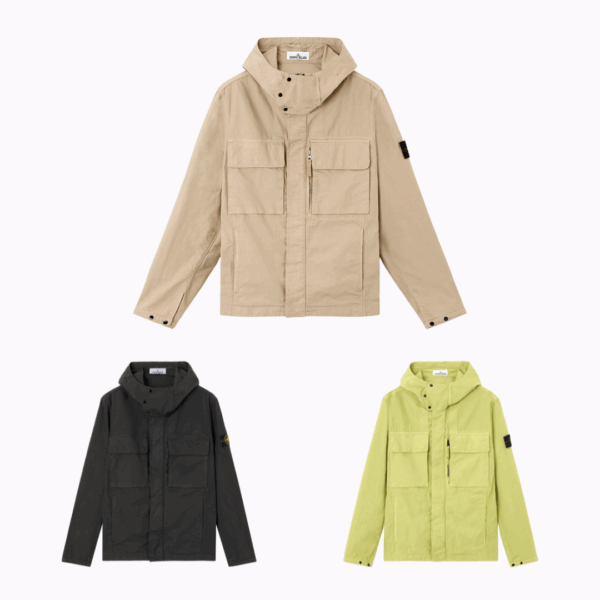 WIN This Stone Island Canvas Weave Cotton Hooded Field Jacket - Thursday 28th August