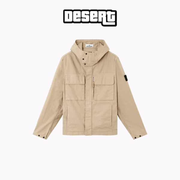WIN This Stone Island Canvas Weave Cotton Hooded Field Jacket - Thursday 28th August - Image 2