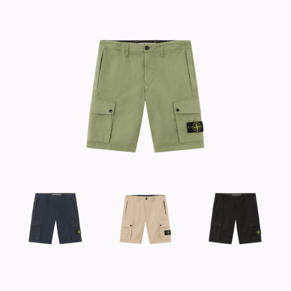 WIN This Stone Island SUPIMA Cotton Twill Stretch-TC Cargo Shorts - Thursday 28th August
